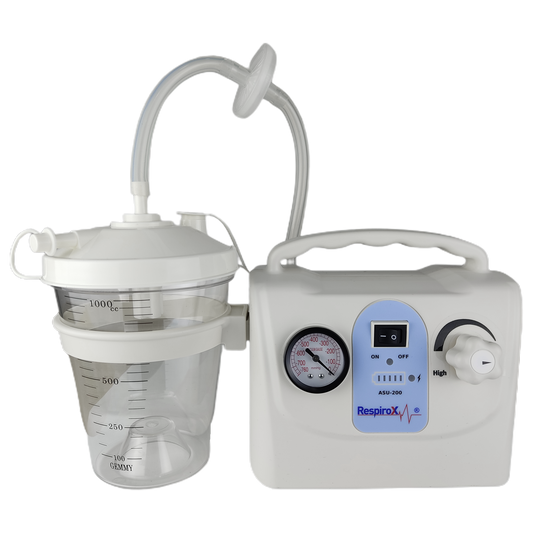 Respirox ASU-200 Bataryalı Aspiratör | Şarjlı, Taşınabilir ve Güçlü Vakum