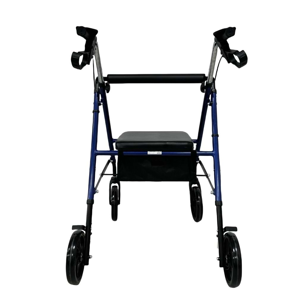 Respirox RR-02 Katlanabilir Rolatör | Frenli & Çantalı