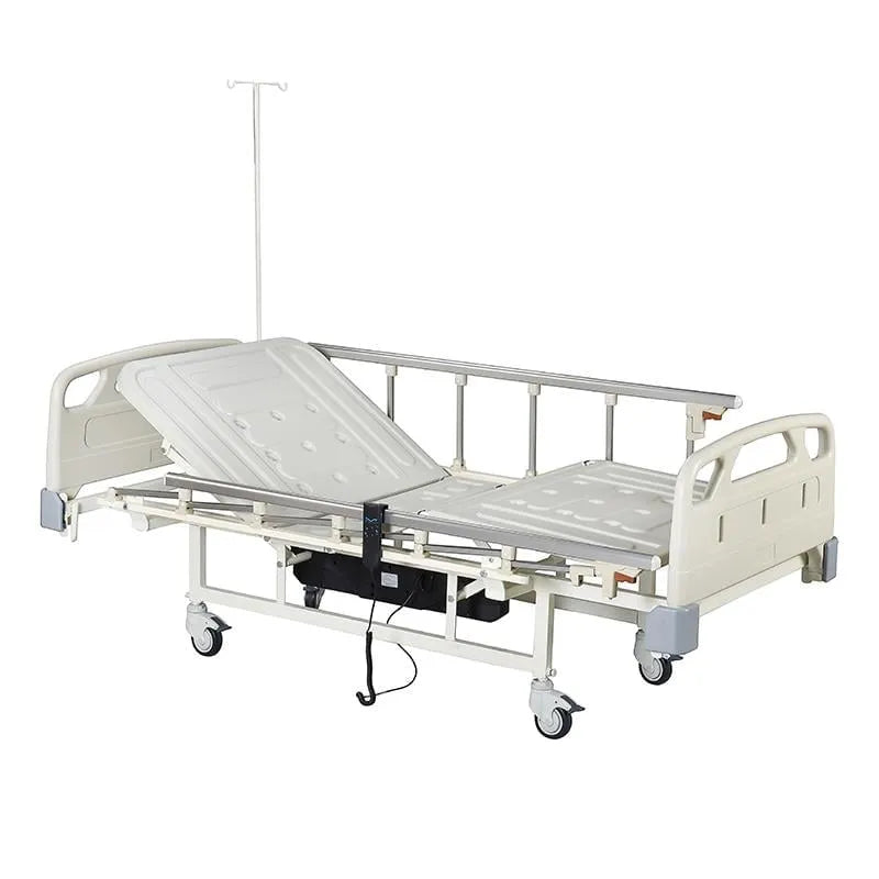 2 Motorlu Hastane Yatağı G-201 | Alüminyum Korkuluklu Plus Dual Elektrikli Hasta Karyolası