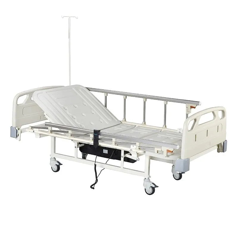 2 Motorlu Hastane Yatağı G-201 | Alüminyum Korkuluklu Plus Dual Elektrikli Hasta Karyolası