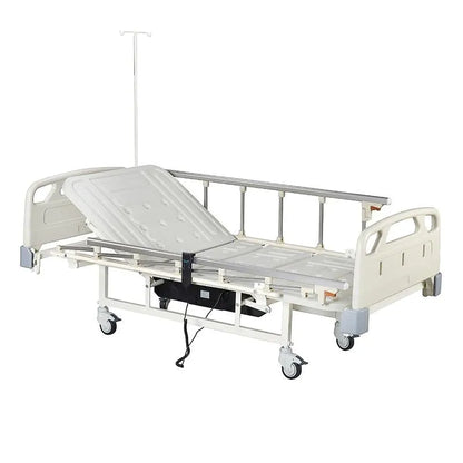 2 Motorlu Hastane Yatağı G-201 | Alüminyum Korkuluklu Plus Dual Elektrikli Hasta Karyolası