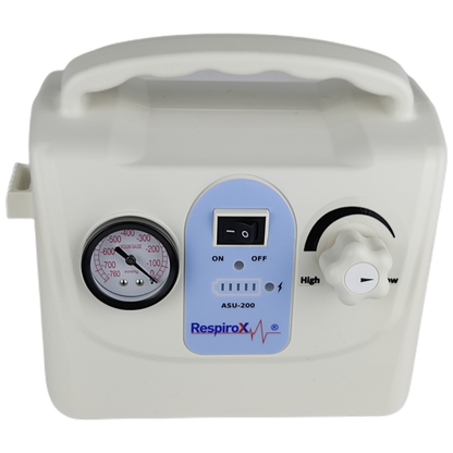 Respirox ASU-200 Bataryalı Aspiratör | Şarjlı, Taşınabilir ve Güçlü Vakum