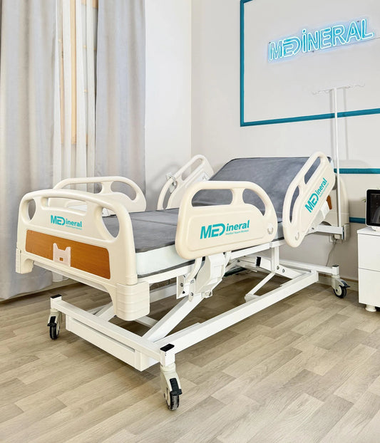 4 Motor Hasta Karyolası | Full ABS Asansörlü Elektrikli Hasta Yatağı