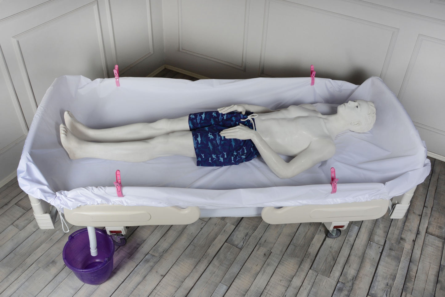 Pratik Hasta Yıkama Çarşafı | Sıvı Geçirmez Banyo Çözümü