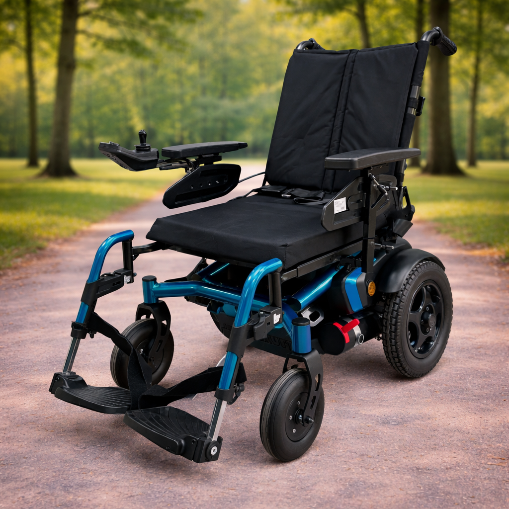 Poylin P266 Akülü Sandalye | Arazi Tipi & Manuel Tilt