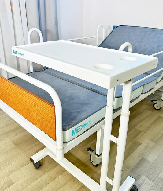 Amortisörlü Hasta Yemek Masası | ABS Tablalı Ayarlanabilir