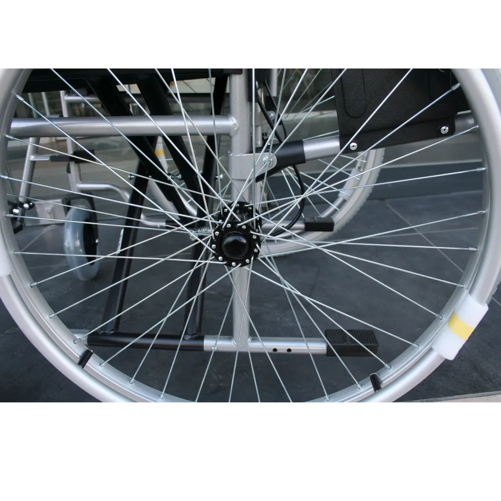 Poylin P120 50 cm Manuel Tekerlekli Sandalye | Geniş & Dayanıklı