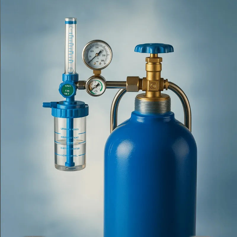 Oksijen Tüpü 5 Lt | Manometreli