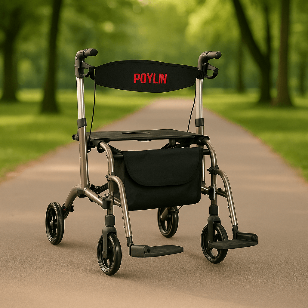 Poylin P787 Kol Dayamalı Lüks Rollatör | Konforlu & Dengeli