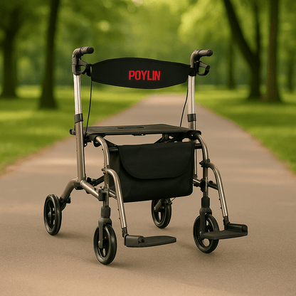 Poylin P777 Titanyum Rollatör | Hafif & Güvenli