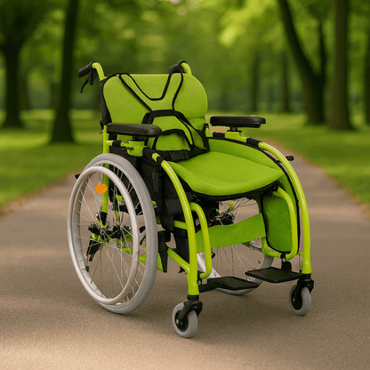 Poylin P981 Pediatrik Tekerlekli Sandalye | Ayarlanabilir & Hafif