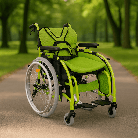 Poylin P981 Pediatrik Tekerlekli Sandalye | Ayarlanabilir & Hafif