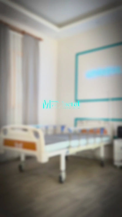 2 Motor Tabanca Korkuluklu Hasta Karyolası | Baklava Tipi Havalı Yatak + Alez